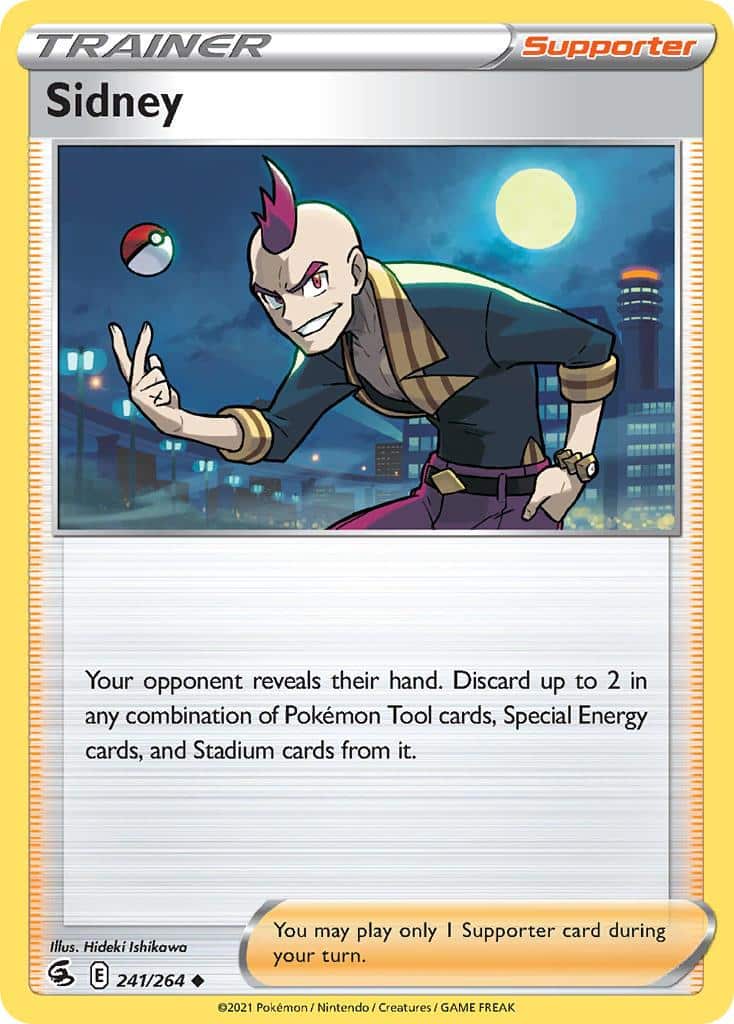 2021 Pokemon Trading Card Game Fusion Strike Price List 241 Sidney