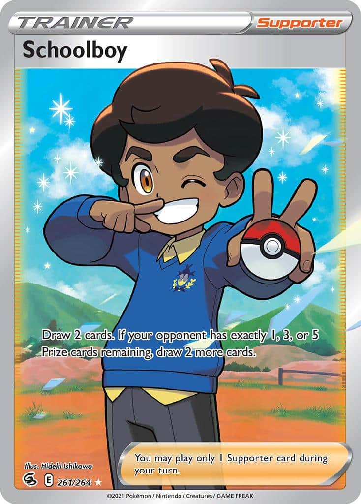 2021 Pokemon Trading Card Game Fusion Strike Price List 261 Schoolboy