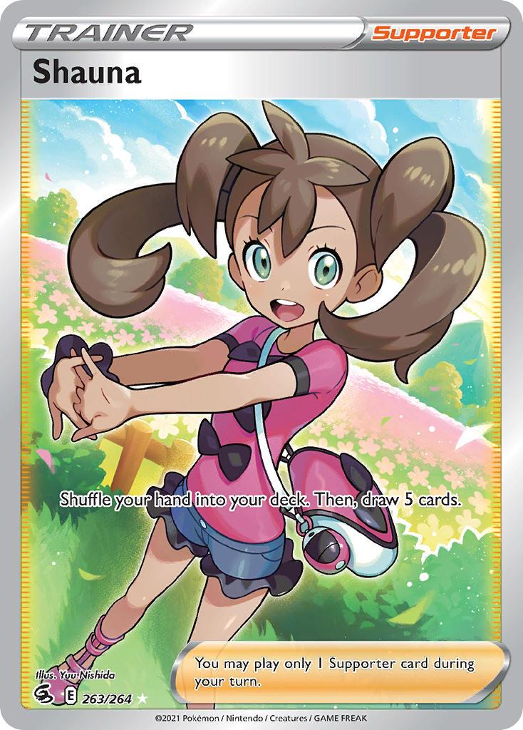 2021 Pokemon Trading Card Game Fusion Strike Price List 263 Shauna