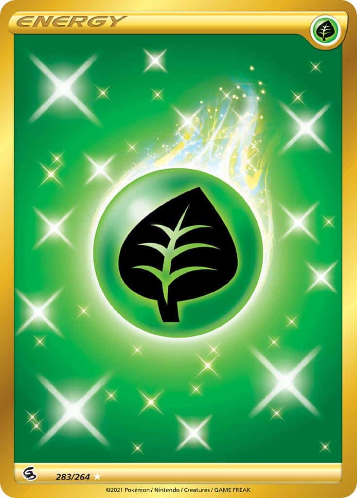 2021 Pokemon Trading Card Game Fusion Strike Price List 283 Grass Energy