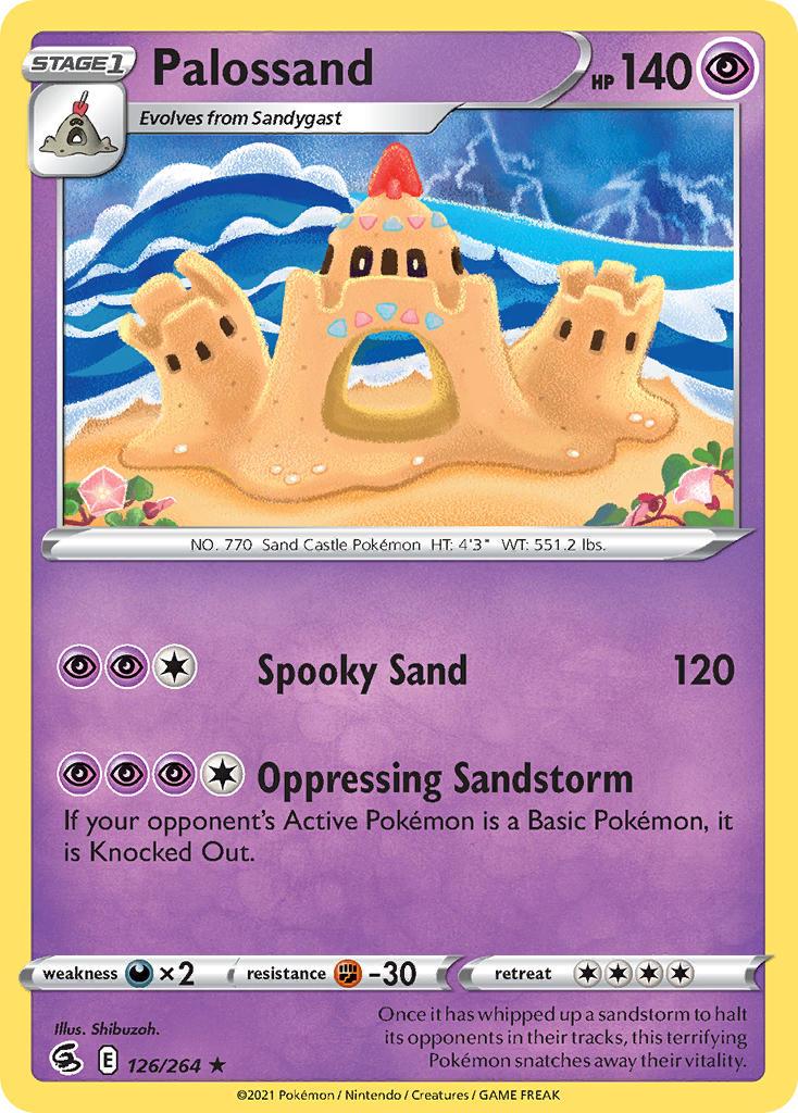 2021 Pokemon Trading Card Game Fusion Strike Set List 126 Palossand