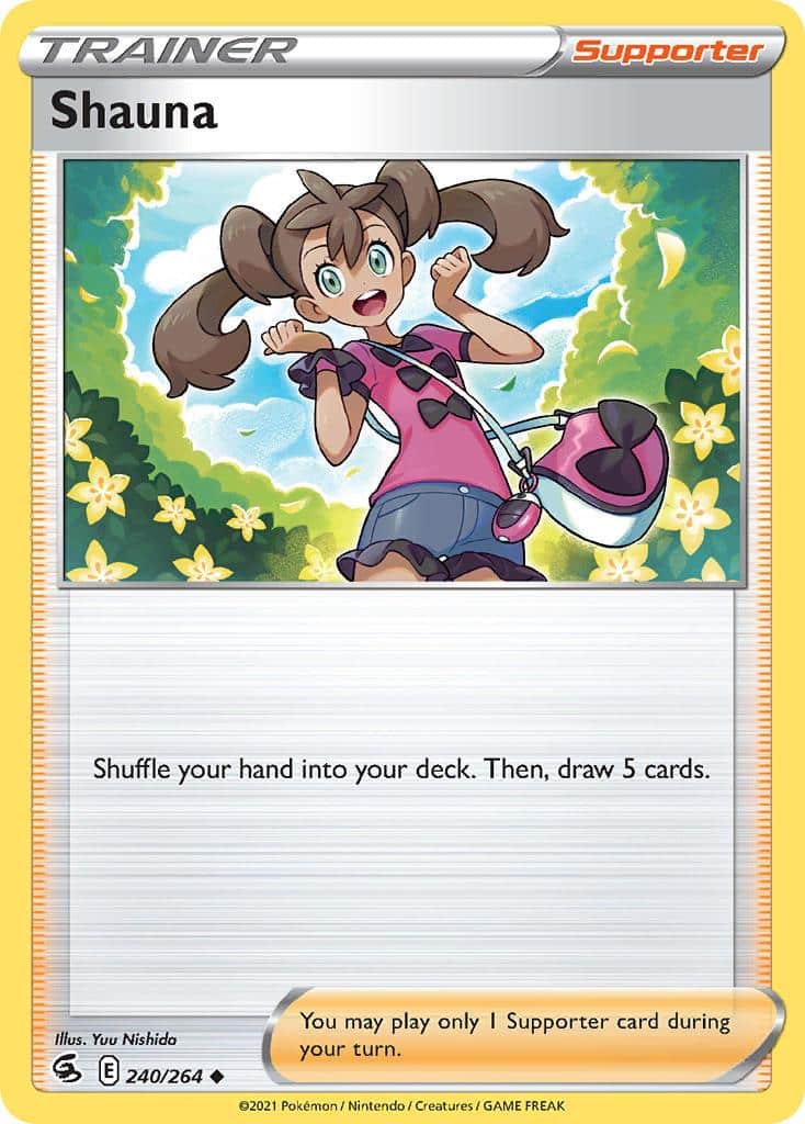 2021 Pokemon Trading Card Game Fusion Strike Set List 240 Shauna