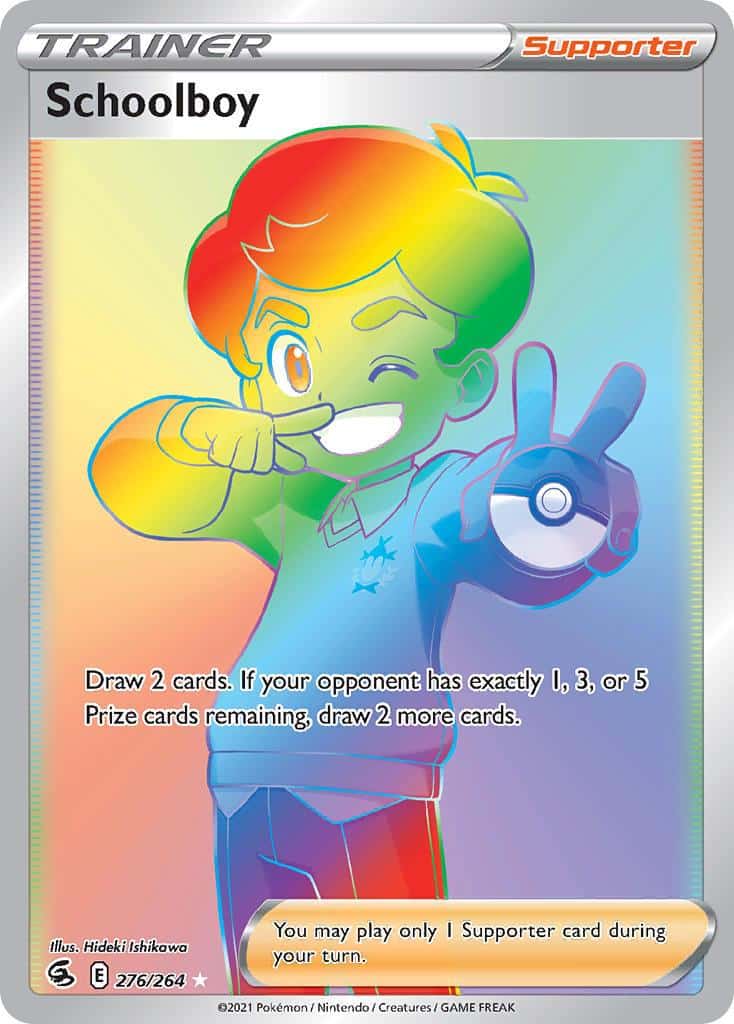 2021 Pokemon Trading Card Game Fusion Strike Set List 276 Schoolboy