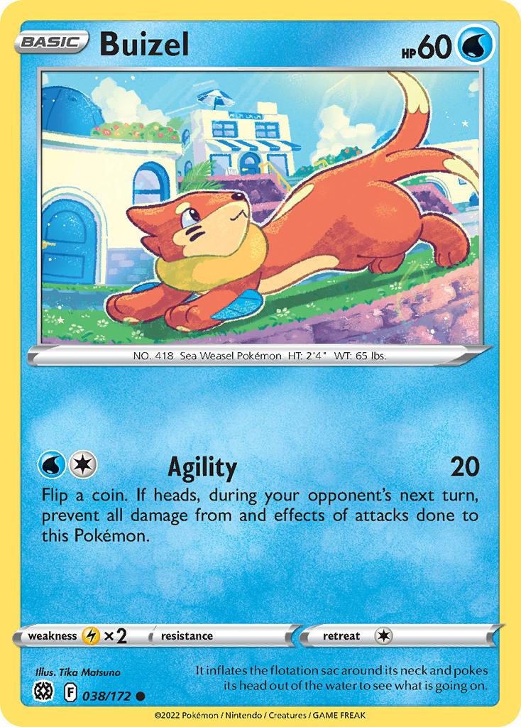 2022 Pokemon Trading Card Game Brilliant Stars Price List 038 Buizel