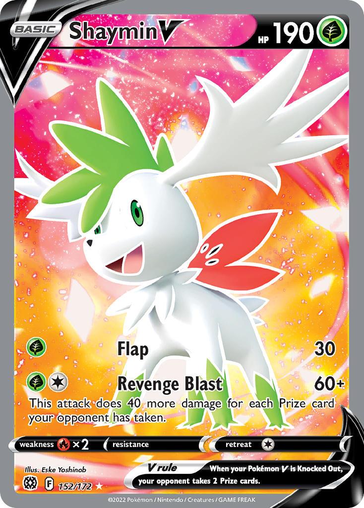 2022 Pokemon Trading Card Game Brilliant Stars Price List 152 Shaymin V