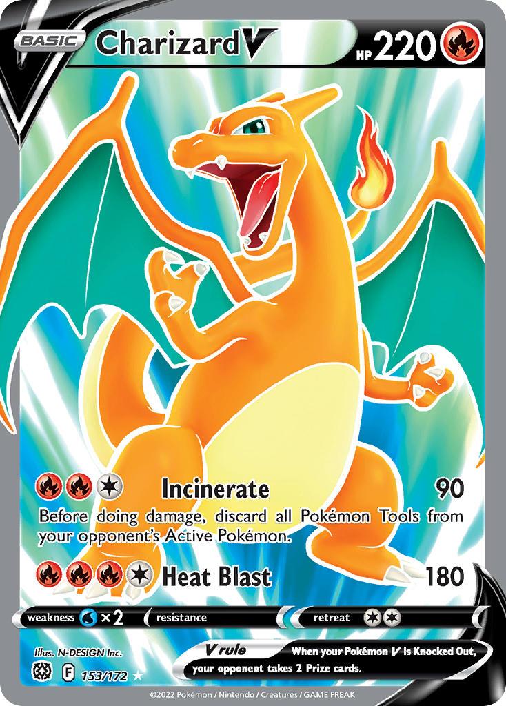 2022 Pokemon Trading Card Game Brilliant Stars Price List 153 Charizard V