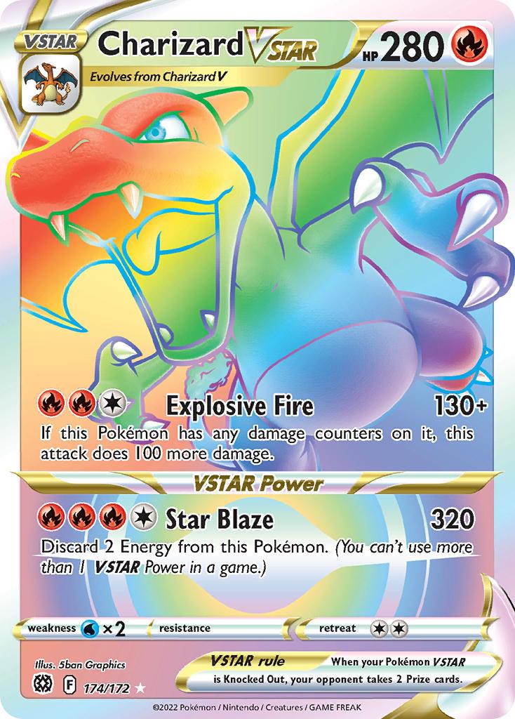 2022 Pokemon Trading Card Game Brilliant Stars Price List 174 Charizard V Star