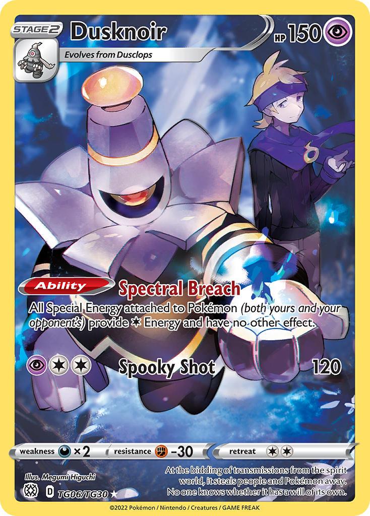 2022 Pokemon Trading Card Game Brilliant Stars Price List TG006 Dusknoir