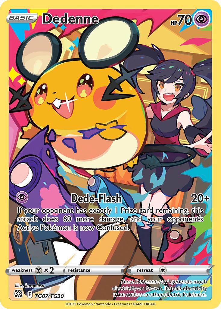 2022 Pokemon Trading Card Game Brilliant Stars Price List TG007 Dedenne