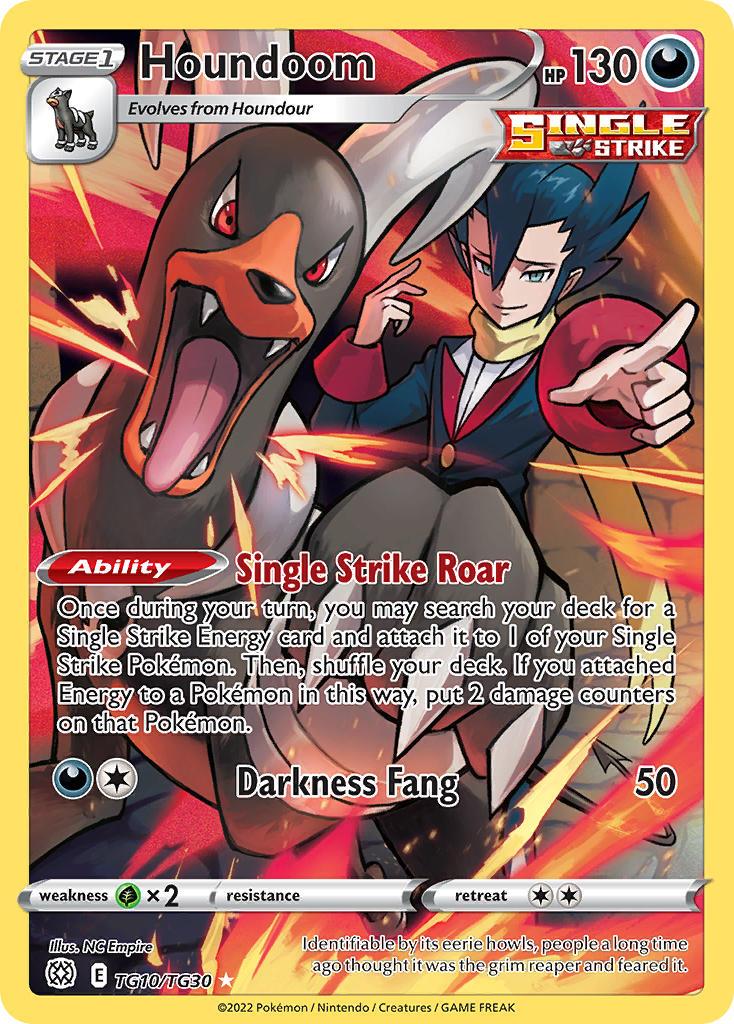 2022 Pokemon Trading Card Game Brilliant Stars Price List TG010 Houndoom