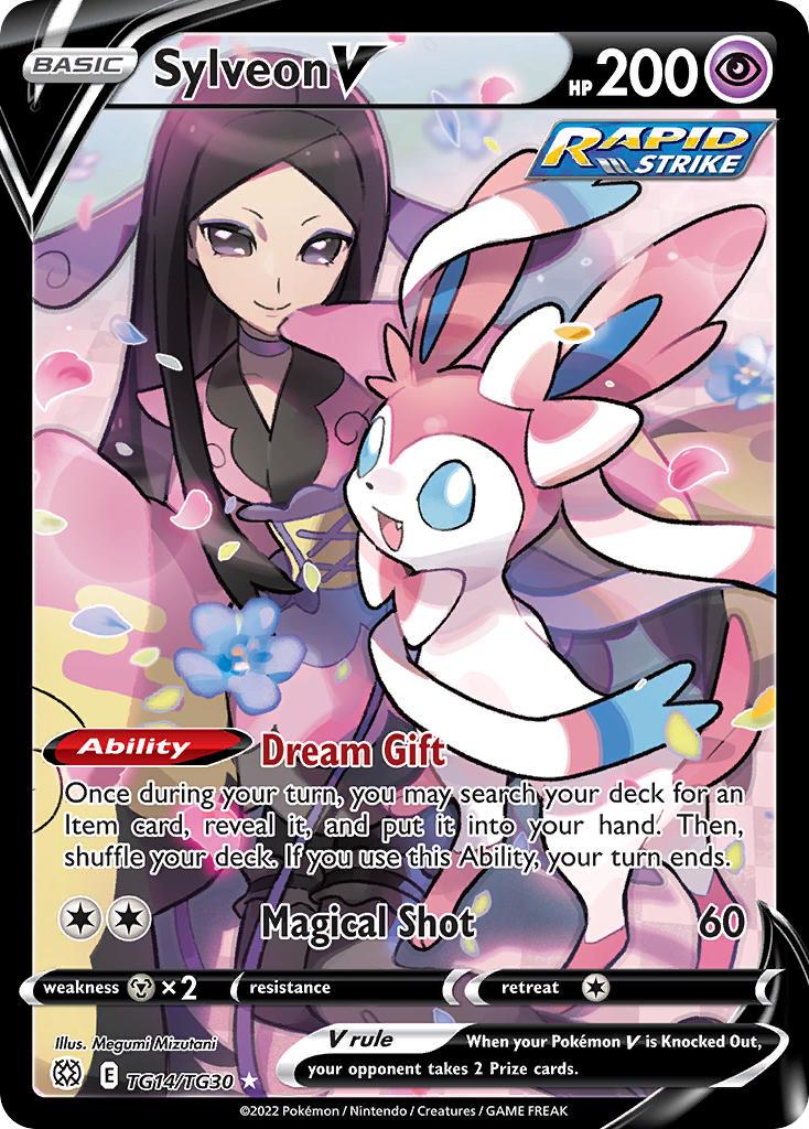 2022 Pokemon Trading Card Game Brilliant Stars Price List TG014 Sylveon V