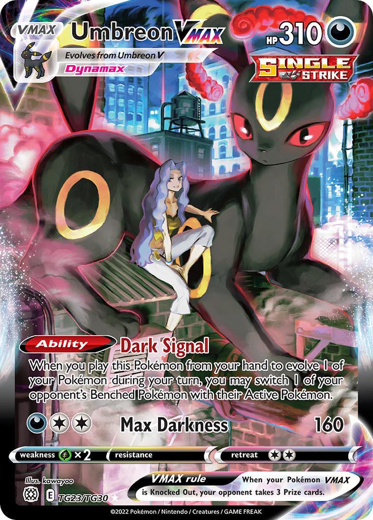 2022 Pokemon Trading Card Game Brilliant Stars Price List TG023 Umbreon VMAX