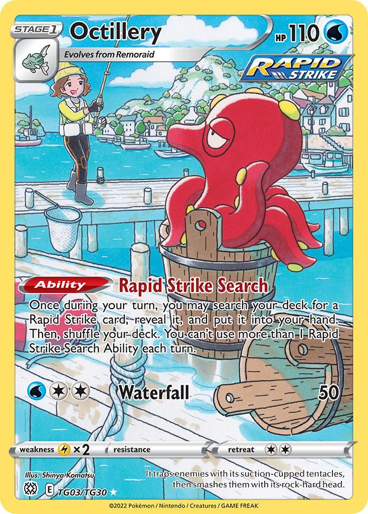 2022 Pokemon Trading Card Game Brilliant Stars Set List TG003 Octillery