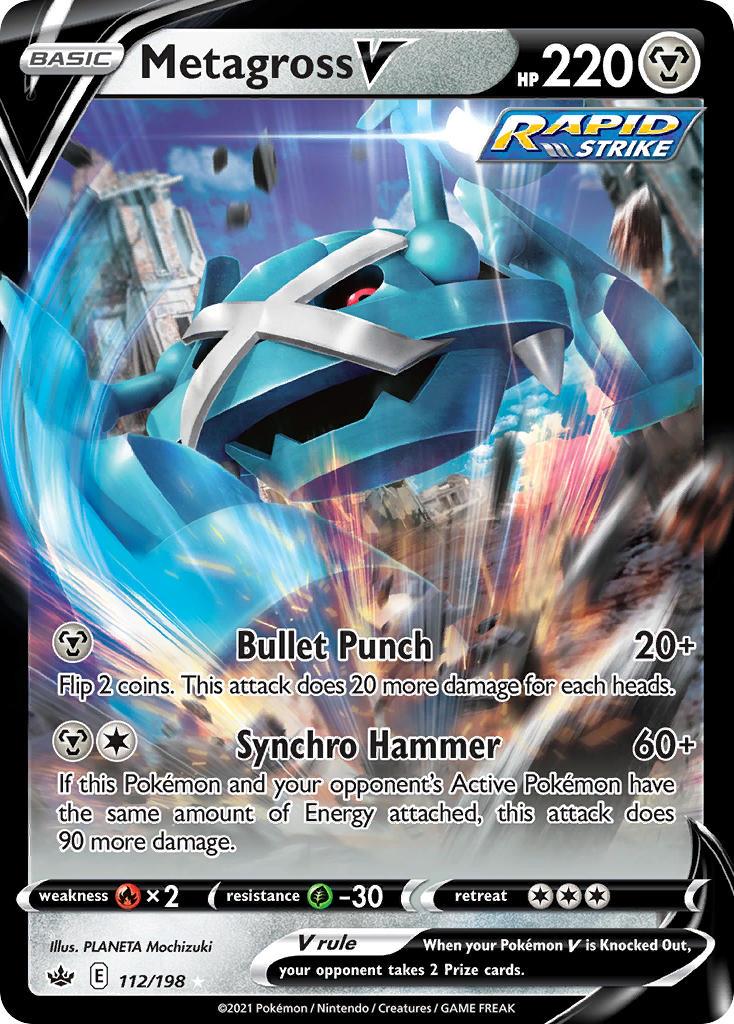 Pokemon Trading Card Game Chilling Reign Price List 112 Metagross V