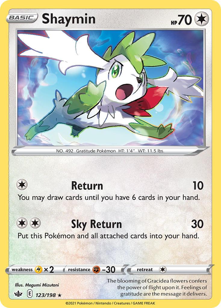 Pokemon Trading Card Game Chilling Reign Price List 123 Shaymin