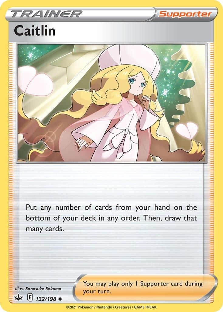 Pokemon Trading Card Game Chilling Reign Price List 132 Caitlin