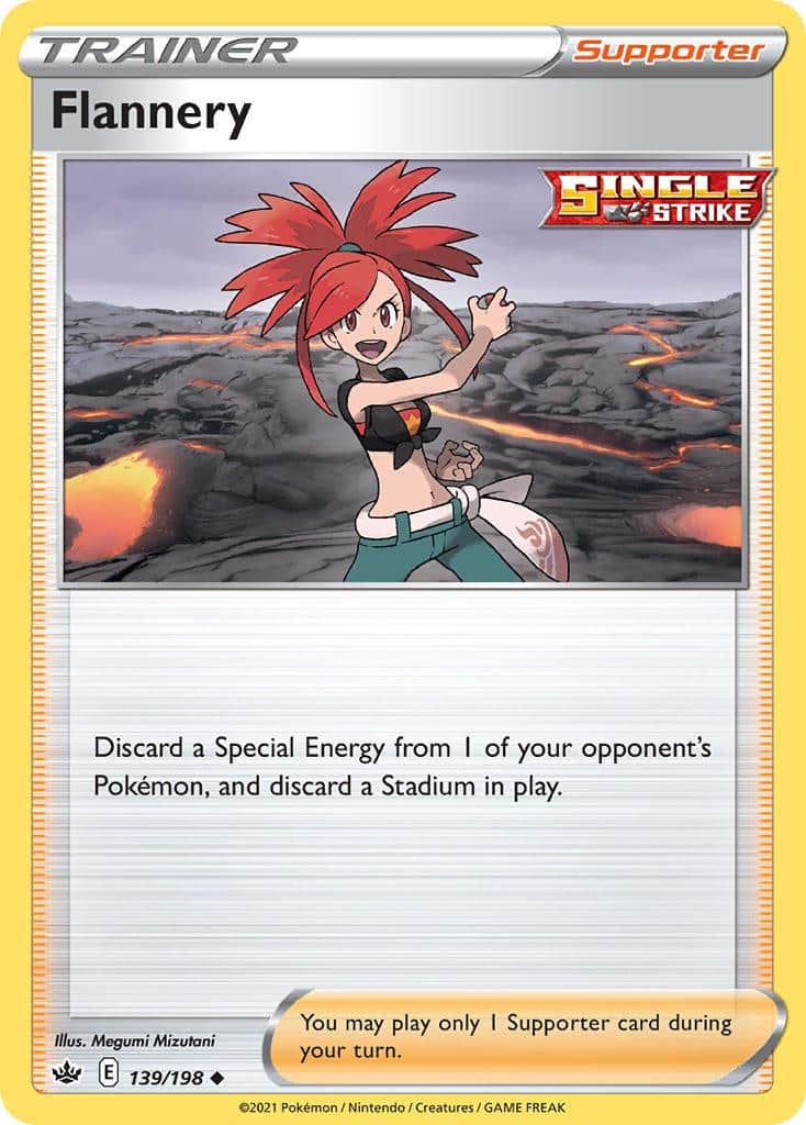 Pokemon Trading Card Game Chilling Reign Price List 139 Flannery