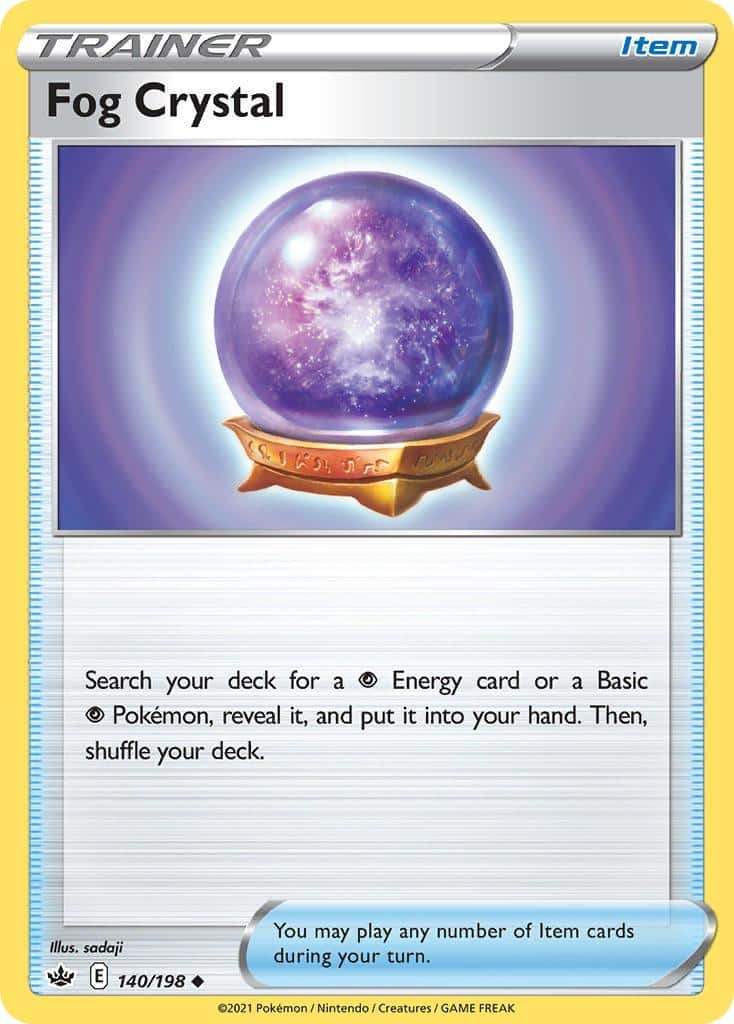 Pokemon Trading Card Game Chilling Reign Price List 140 Fog Crystal