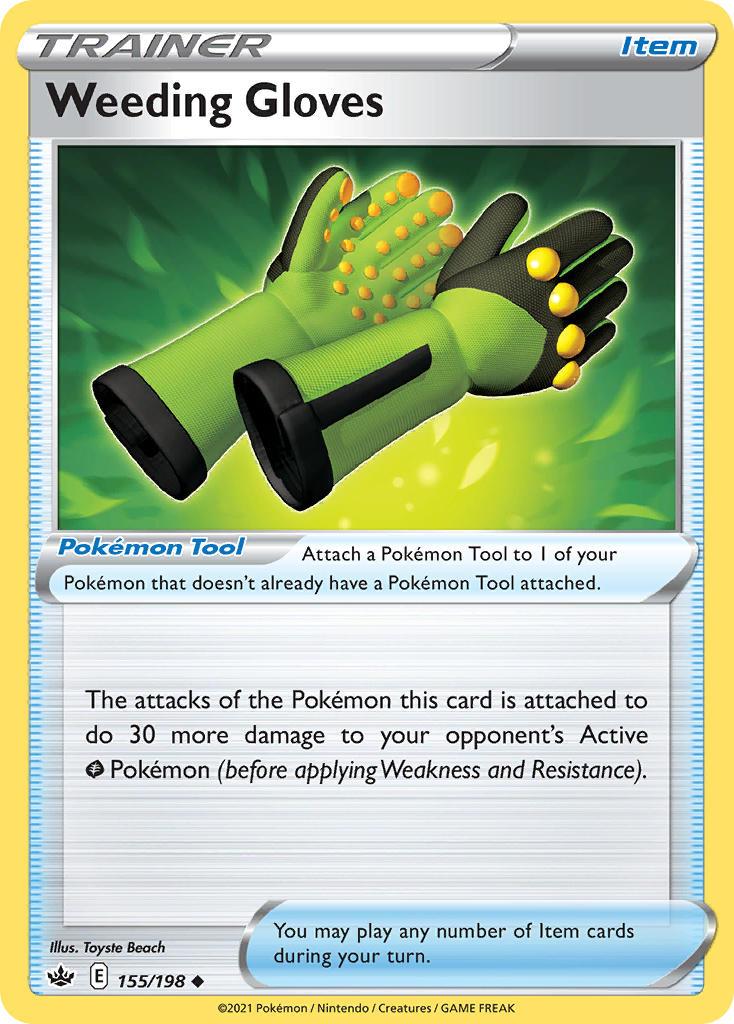 Pokemon Trading Card Game Chilling Reign Price List 155 Weeding Gloves
