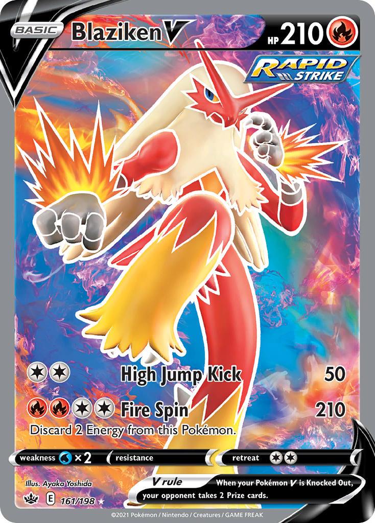 Pokemon Trading Card Game Chilling Reign Price List 161 Blaziken V