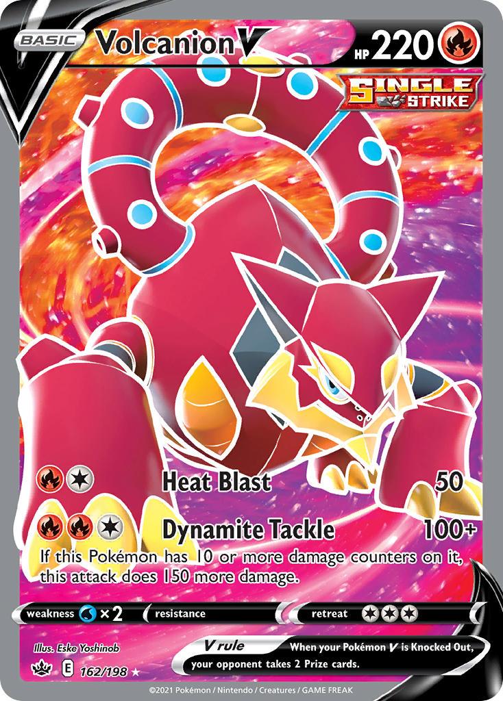 Pokemon Trading Card Game Chilling Reign Price List 162 Volcanion V