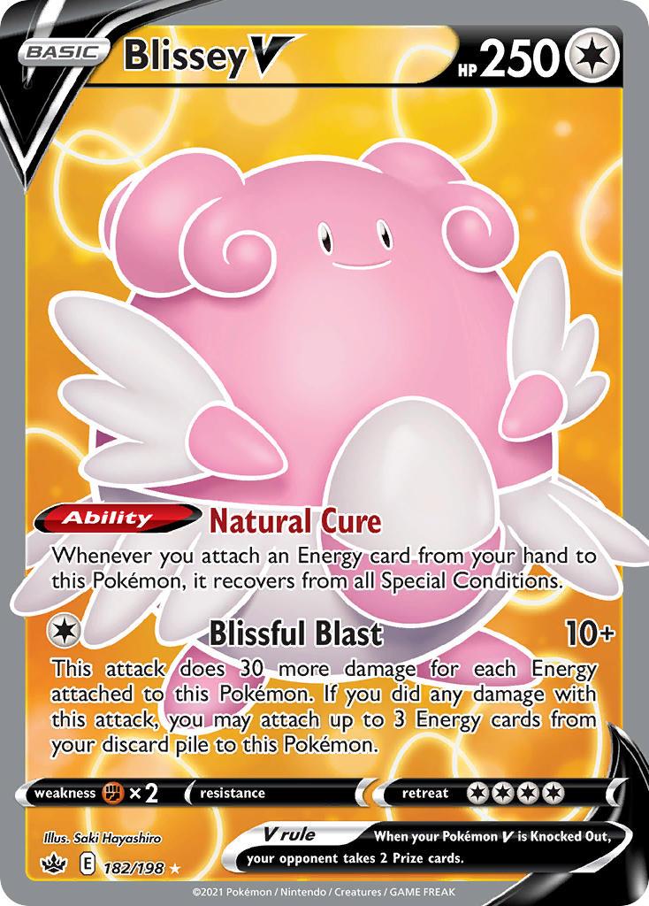 Pokemon Trading Card Game Chilling Reign Price List 182 Blissey V