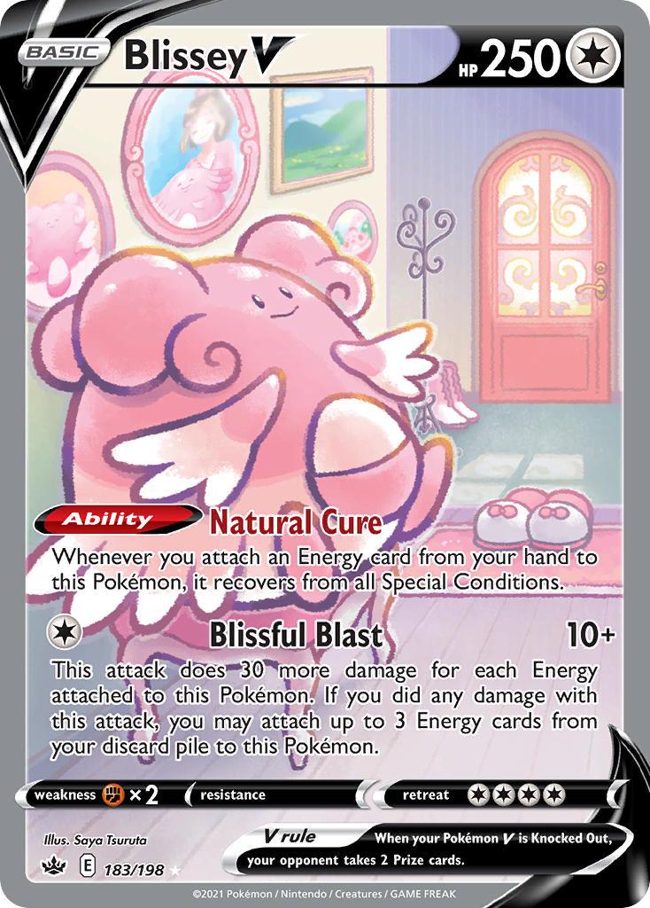 Pokemon Trading Card Game Chilling Reign Price List 183 Blissey V