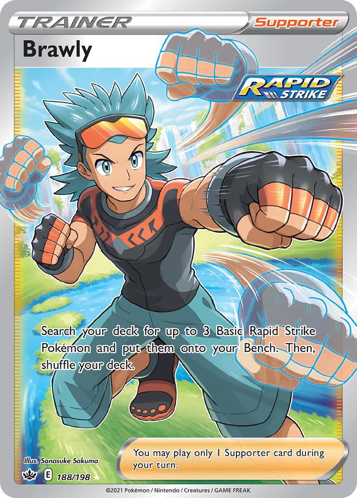 Pokemon Trading Card Game Chilling Reign Price List 188 Brawly
