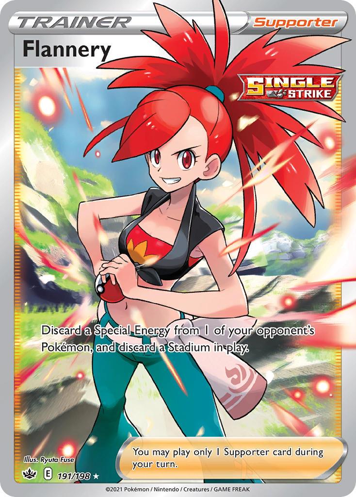 Pokemon Trading Card Game Chilling Reign Price List 191 Flannery
