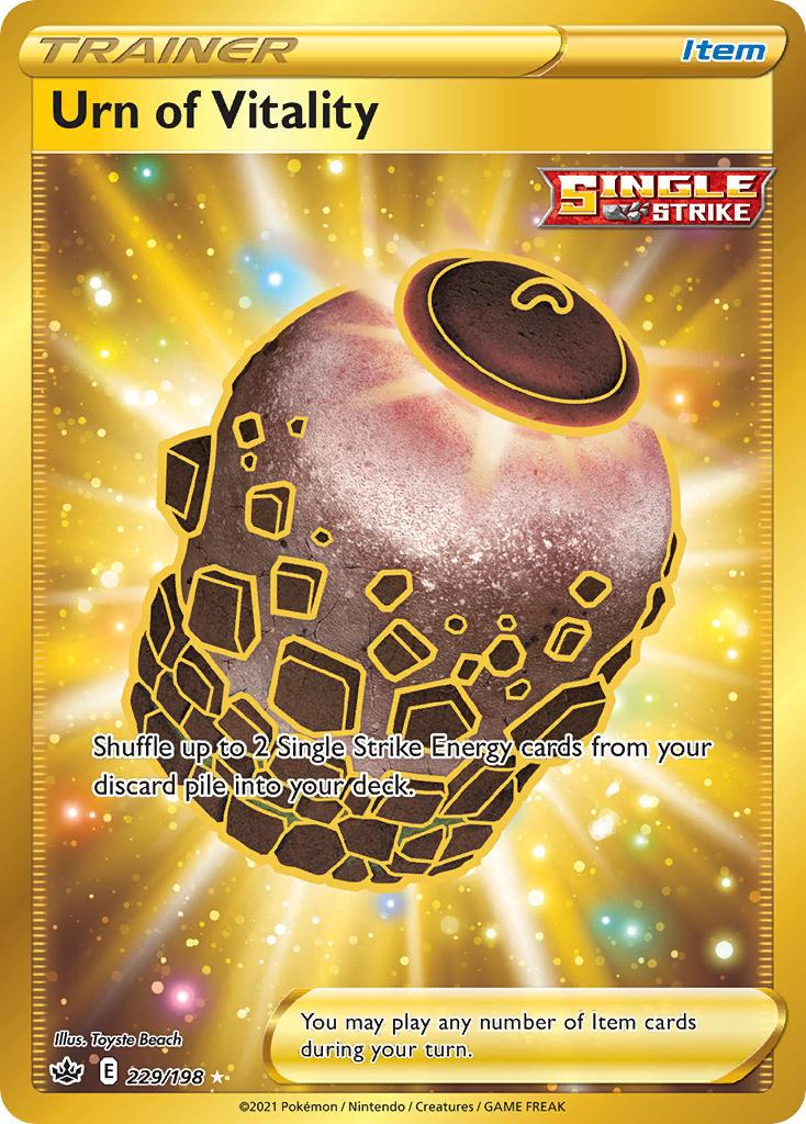 Pokemon Trading Card Game Chilling Reign Price List 229 Urn Of Vitality