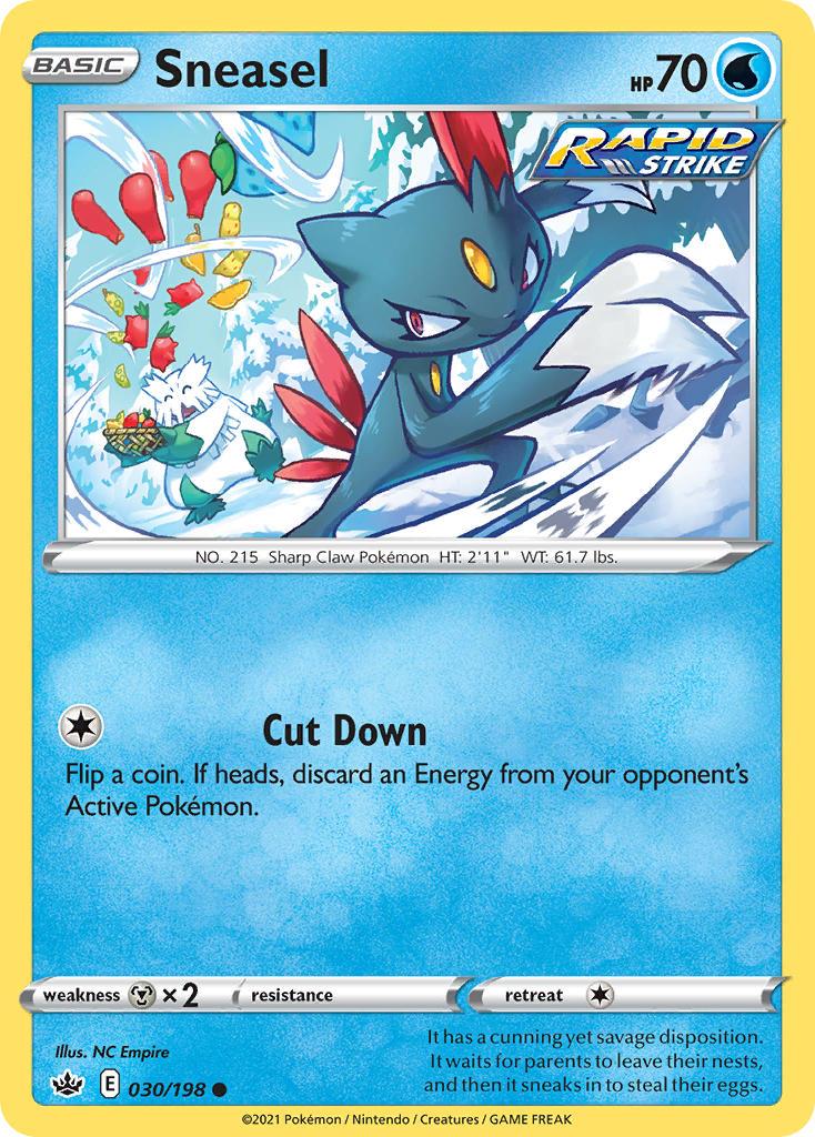 Pokemon Trading Card Game Chilling Reign Price List 30 Sneasel