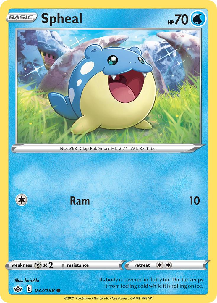 Pokemon Trading Card Game Chilling Reign Price List 37 Spheal