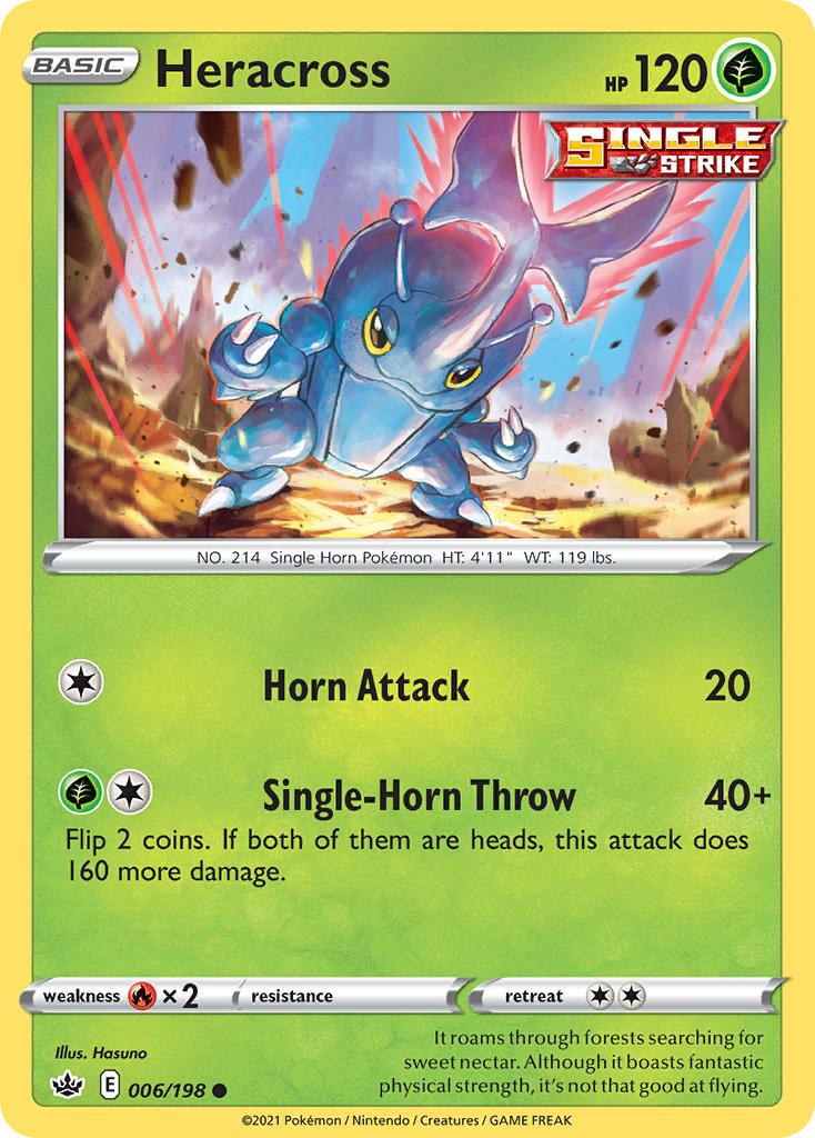 Pokemon Trading Card Game Chilling Reign Price List 6 Heracross