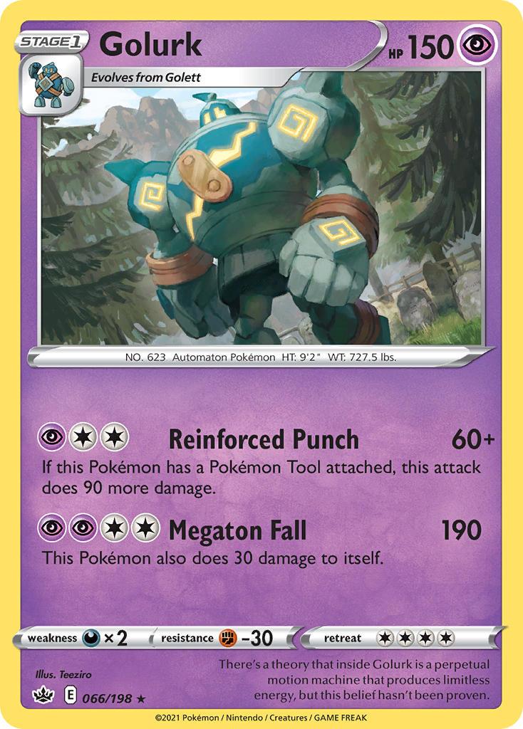 Pokemon Trading Card Game Chilling Reign Price List 66 Golurk