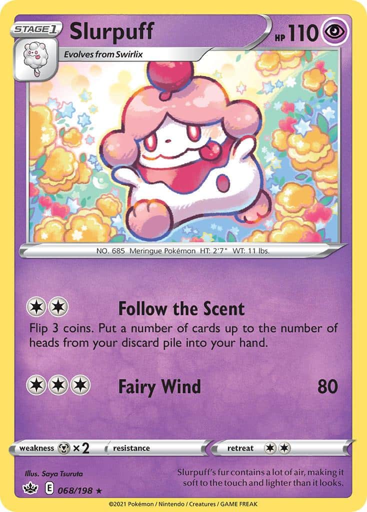 Pokemon Trading Card Game Chilling Reign Price List 68 Slurpuff