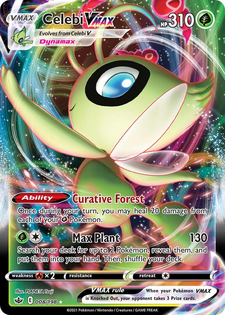 Pokemon Trading Card Game Chilling Reign Price List 8 Celebi VMAX