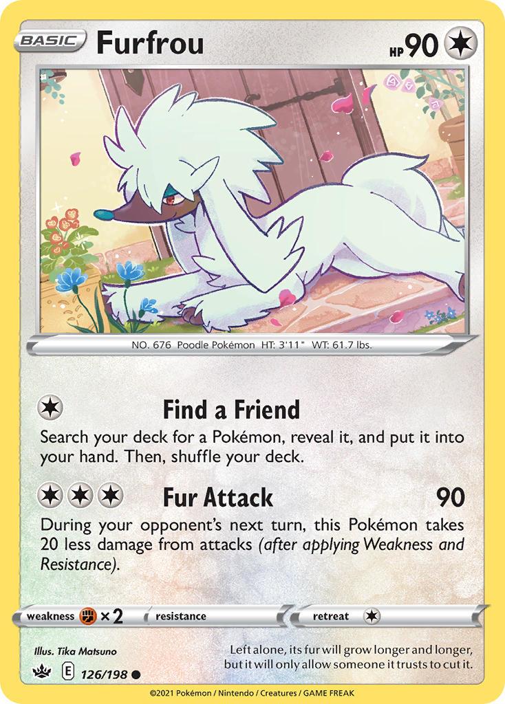 Pokemon Trading Card Game Chilling Reign Set List 126 Furfrou