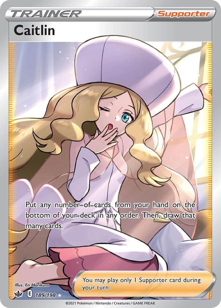 Pokemon Trading Card Game Chilling Reign Set List 189 Caitlin