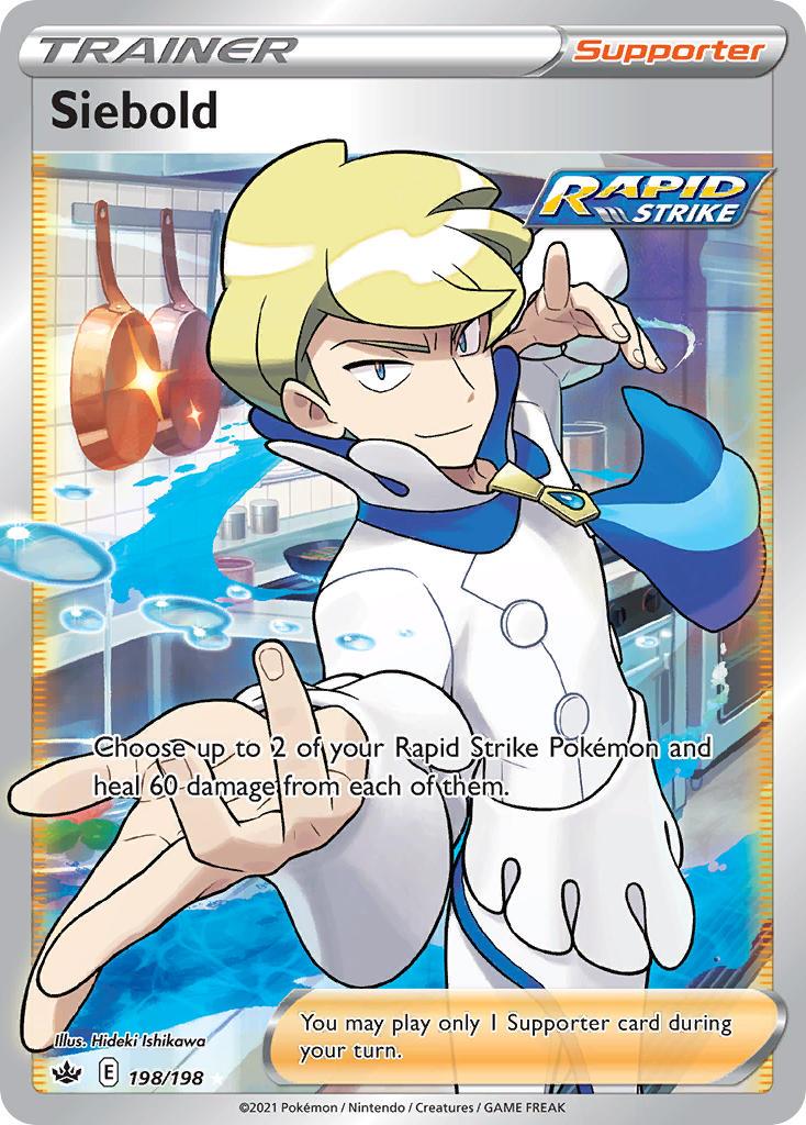 Pokemon Trading Card Game Chilling Reign Set List 198 Siebold