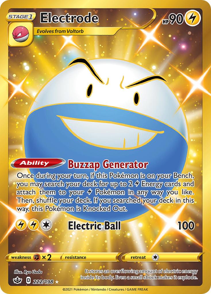 Pokemon Trading Card Game Chilling Reign Set List 222 Electrode