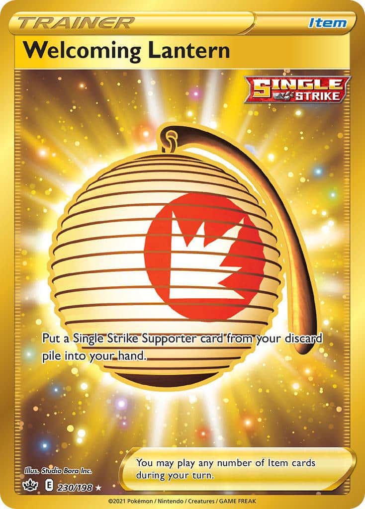 Pokemon Trading Card Game Chilling Reign Set List 230 Welcoming Lantern