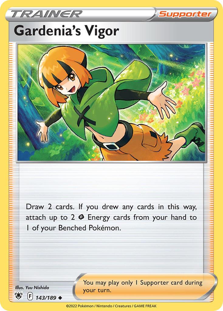 2022 Pokemon Trading Card Game Astral Radiance Price List 143 Gardenias Vigor