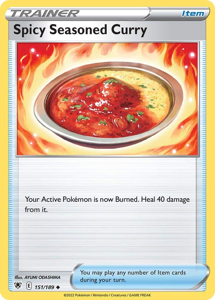 2022 Pokemon Trading Card Game Astral Radiance Price List 151 Spicy Seasoned Curry