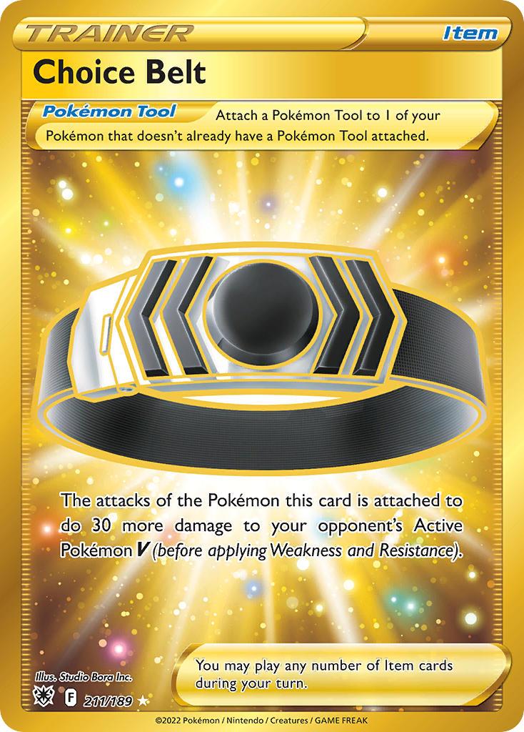 2022 Pokemon Trading Card Game Astral Radiance Price List 211 Choice Belt
