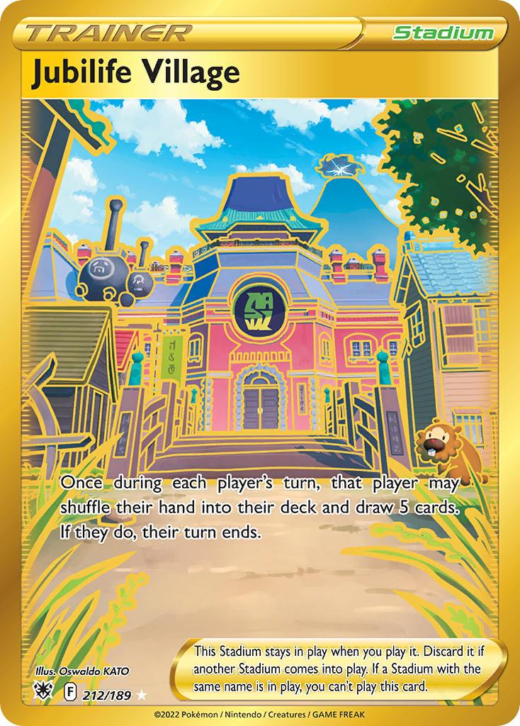 2022 Pokemon Trading Card Game Astral Radiance Price List 212 Jubilife Village
