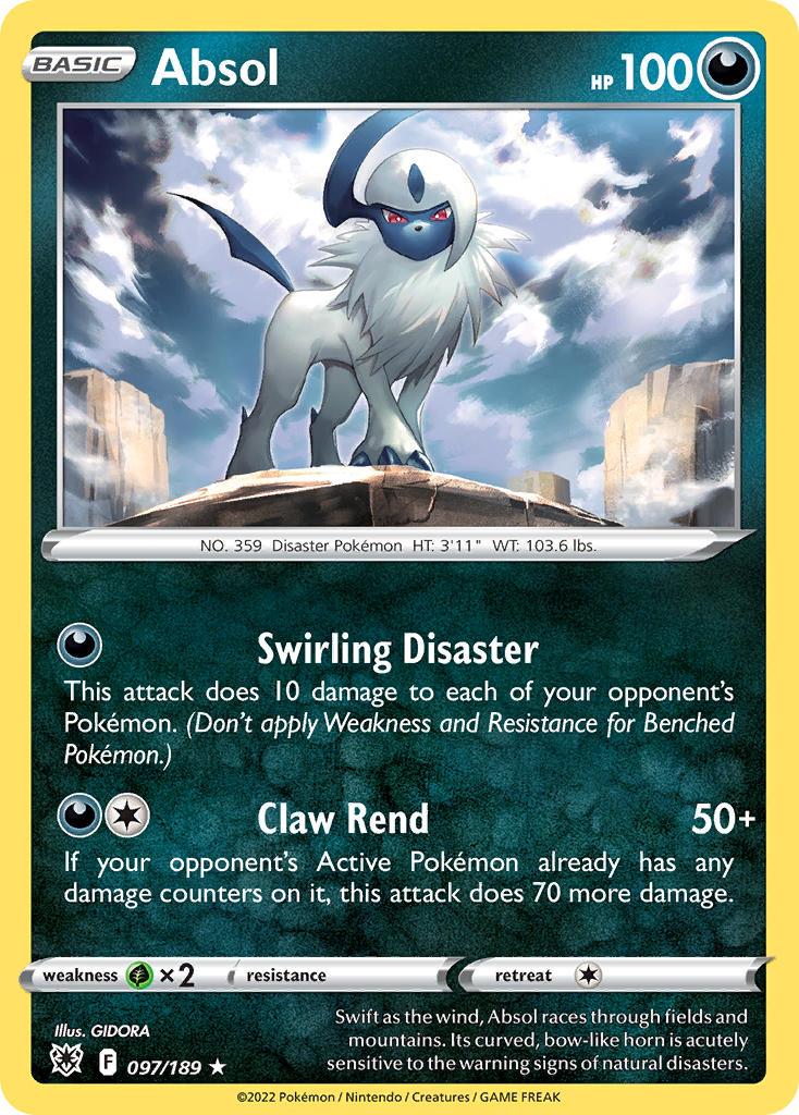 2022 Pokemon Trading Card Game Astral Radiance Price List 97 Absol