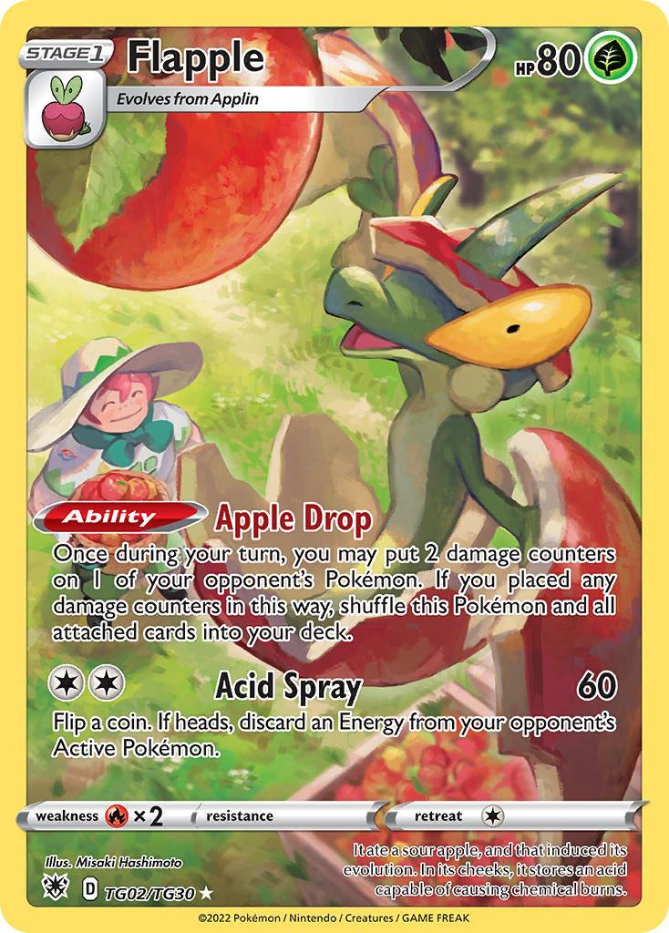 2022 Pokemon Trading Card Game Astral Radiance Price List TG02 Flapple