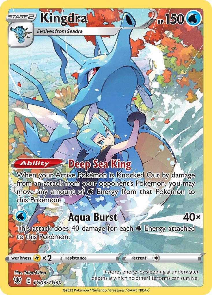 2022 Pokemon Trading Card Game Astral Radiance Price List TG03 Kingdra