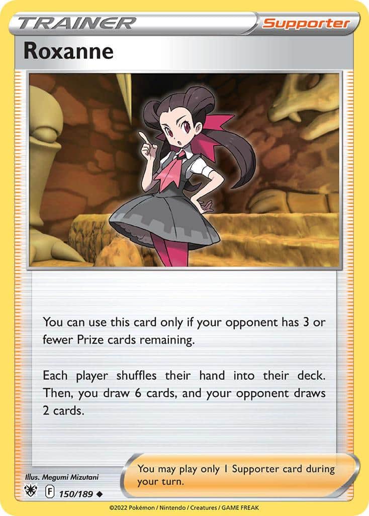 2022 Pokemon Trading Card Game Astral Radiance Set List 150 Roxanne