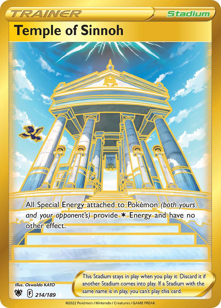 2022 Pokemon Trading Card Game Astral Radiance Set List 214 Temple Of Sinnoh